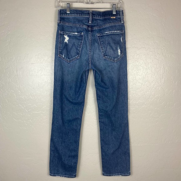 Mother Superior The Pixie Tomcat Born to Bite Denim Jeans Size 27 - Picture 6 of 14
